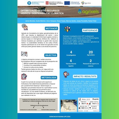 Ciencia ciudadana, sostenibilidad y datos abiertos con Agrixels Ciencia ciudadana, sostenibilidad y datos abiertos con Agrixels